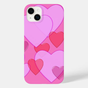 Achtergrondroze Valentijn Case-Mate iPhone 14 Plus Hoesje