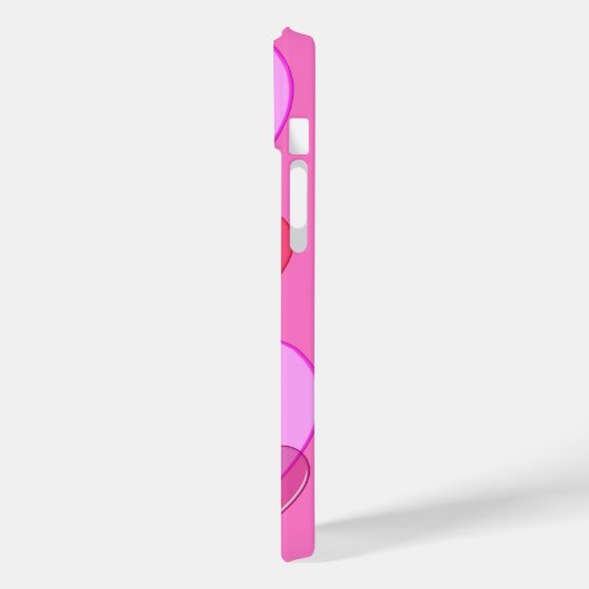 Achtergrondroze Valentijn Case-Mate iPhone Case (Achterkant / Links)