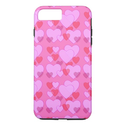 Achtergrondroze Valentijn Case-Mate iPhone Case (Achterkant)