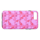 Achtergrondroze Valentijn Case-Mate iPhone Case (Achterkant (Horizontaal))