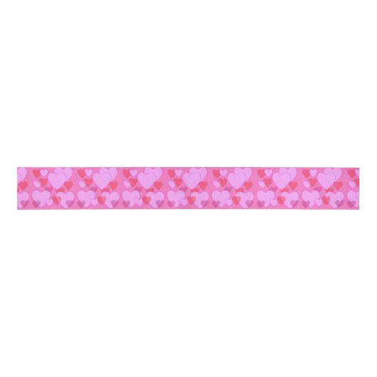 Achtergrondroze Valentijn Grosgrain Lint (Voorkant)