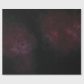 Achtergrondruimteheelal sterrenstelsel cadeaupapier (Vlak)