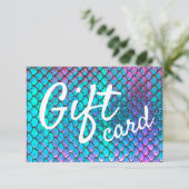 achtergrondschalen voor zeemleder Cadeaukaart (Staand voorkant)