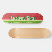 Achtergrondskateboard van watermeloensegment persoonlijk skateboard (Horizontaal)