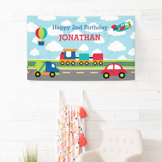 Achtergrondsteun voor het vervoer van auto's spandoek (Insitu)