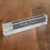 Achtergrondstructuur driftwood naambordje (Zijkant)