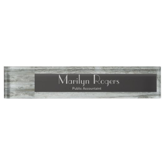 Achtergrondstructuur driftwood naambordje (Voorkant)