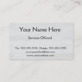 Achtergrondstructuur driftwood visitekaartje (Achterkant)