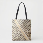 Achtergrondstructuur een boek schrijven tote bag (Voorkant)