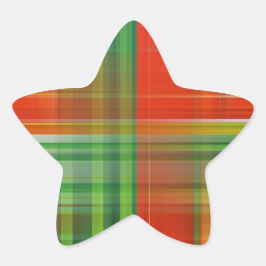 achtergrondstructuur groen ster sticker (Voorkant)
