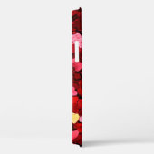 Achtergrondstructuur, hartrood Case-Mate iPhone case (Achterkant / Rechts)