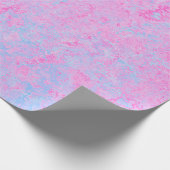 Achtergrondstructuur roze lichtblauw cadeaupapier (Hoek)