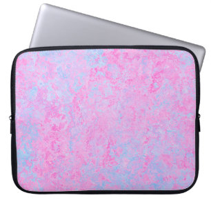Achtergrondstructuur roze lichtblauw laptop sleeve