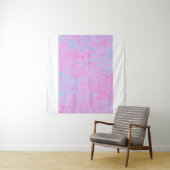 Achtergrondstructuur roze lichtblauw wandkleed (In Situ (horizontaal))