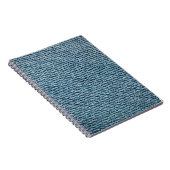 Achtergrondstructuur van de oude denimstof. abstra notitieboek (Rechterzijde)