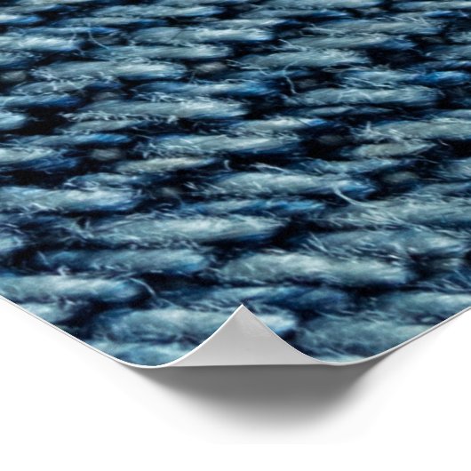 Achtergrondstructuur van de oude denimstof. abstra poster (Hoek)