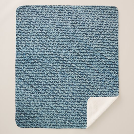 Achtergrondstructuur van de oude denimstof. abstra sherpa deken (Voorkant)