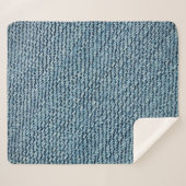 Achtergrondstructuur van de oude denimstof. abstra sherpa deken (Voorkant (horizontaal))