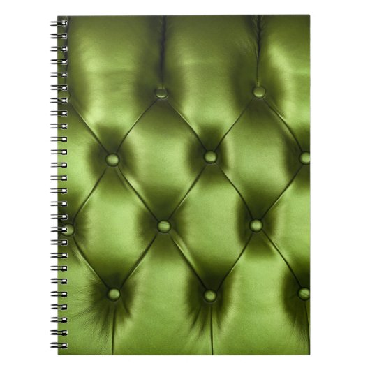 Achtergrondstructuur van donkergroene hoofdletters notitieboek (Voorkant)