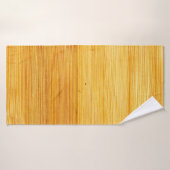 Achtergrondstructuur van hout badhanddoek (Badhanddoek)