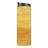 Achtergrondstructuur van hout thermosbeker (Geroteerd rechts)