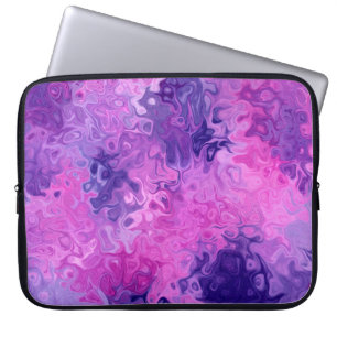 Achtergrondstructuurpatroon paars laptop sleeve