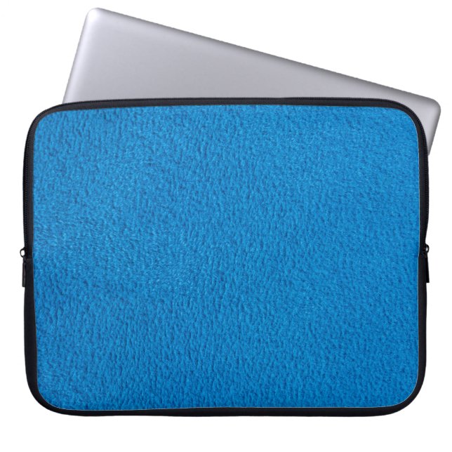 Achtergrondstructuurstructuur blauw laptop sleeve (Voorkant)