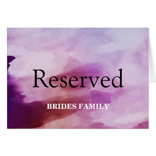 Achtergrondtabel waterverf voorbehouden (Voorkant Horizontaal)