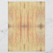 Achtergrondtabelnummer van hout programmakaart (Achterkant)