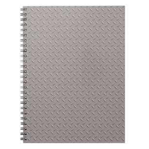 Achtergrondtextuur, bord van metaal notitieboek