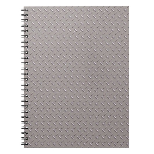 Achtergrondtextuur, bord van metaal notitieboek (Voorkant)