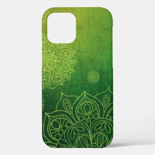 Achtergrondtextuur Groen Geel Case-Mate iPhone Case (Achterkant)