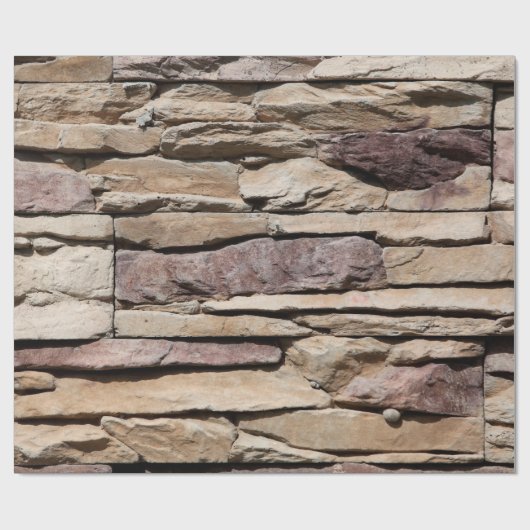  achtergrondtextuur oude steenbaksteen cadeaupapier (Vlak)