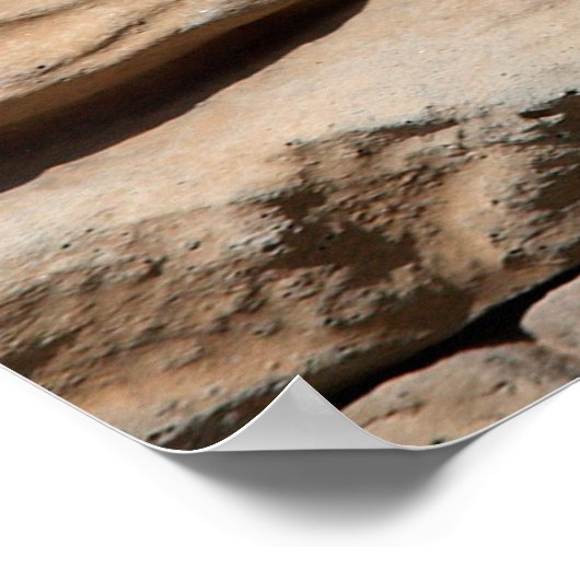  achtergrondtextuur oude steenbaksteen poster (Hoek)