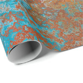 Achtergrondtextuur roest oud bruin cadeaupapier (Rol Hoek)