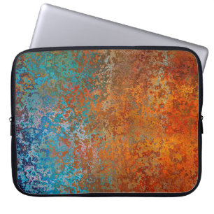 Achtergrondtextuur roest oud bruin laptop sleeve