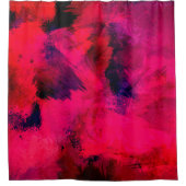 Achtergrondtextuur sjabloon rood douchegordijn (Voorkant)