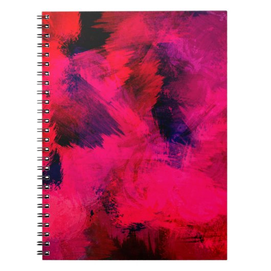 Achtergrondtextuur sjabloon rood notitieboek (Voorkant)