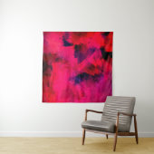 Achtergrondtextuur sjabloon rood wandkleed (In Situ (horizontaal))