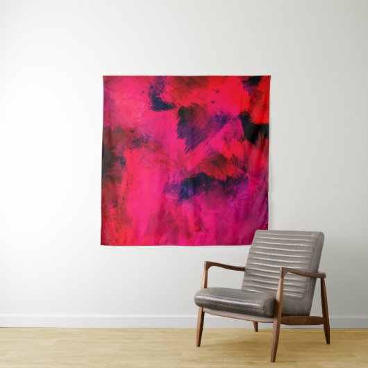 Achtergrondtextuur sjabloon rood wandkleed (In Situ (horizontaal))