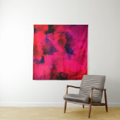 Achtergrondtextuur sjabloon rood wandkleed (In situ)