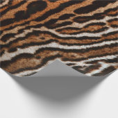 achtergrondtextuur van leopard-vacht cadeaupapier (Hoek)