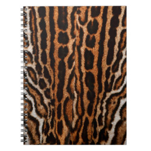 achtergrondtextuur van leopard-vacht notitieboek