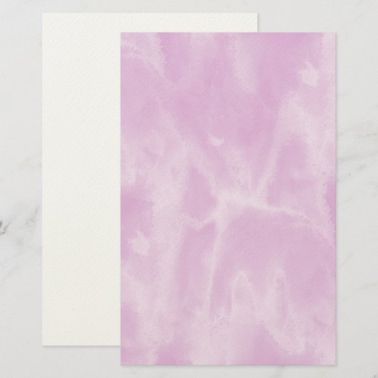 achtergrondtextuur waterverf paars naadloos briefpapier (Voorkant / Achterkant)