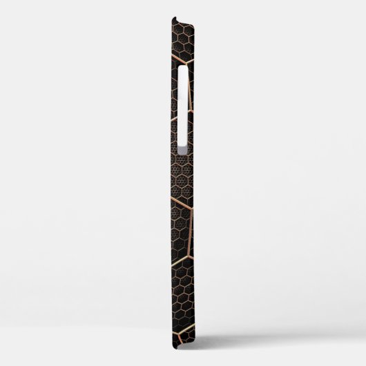 Achtergrondtextuurhexagonraster d Case-Mate iPhone case (Achterkant / Links)