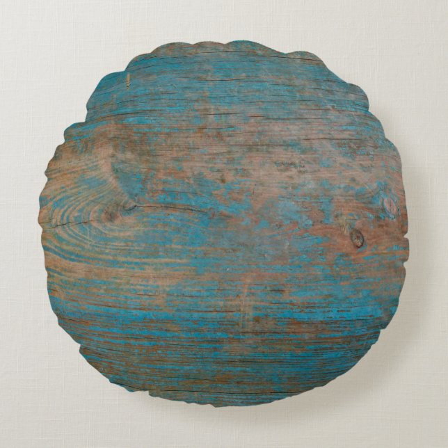 Achtergrondtextuurhout Rond Kussen (Voorkant)