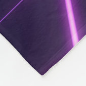 Achtergrondverlichting van 80 s met 3D-elementen Fleece Deken (Hoek)