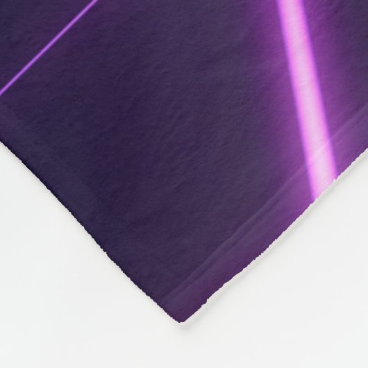 Achtergrondverlichting van 80 s met 3D-elementen Fleece Deken (Hoek)