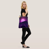 Achtergrondverlichting van 80 s met 3D-elementen Tote Bag (Op model)