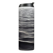 Achtergrondwater van de textuur van de banner thermosbeker (Gedraaid links)